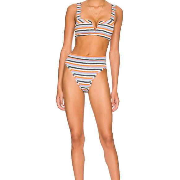 L*SPACE Frenchi Bikini Bottom | Size S | NWOT | High Waist Bitsy Cut - Picture 1 of 3
